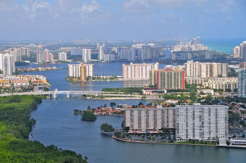 Bal Harbour in Miami-Dade County, Florida