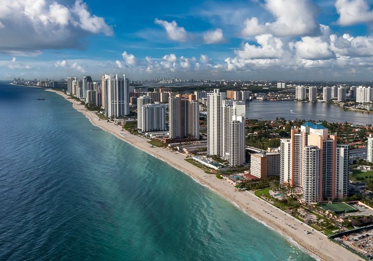 Sunny Isles Beach in Miami-Dade County, Florida