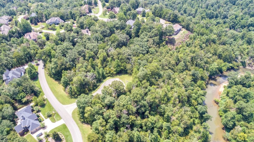 Liberty Park Old Overton drone image
