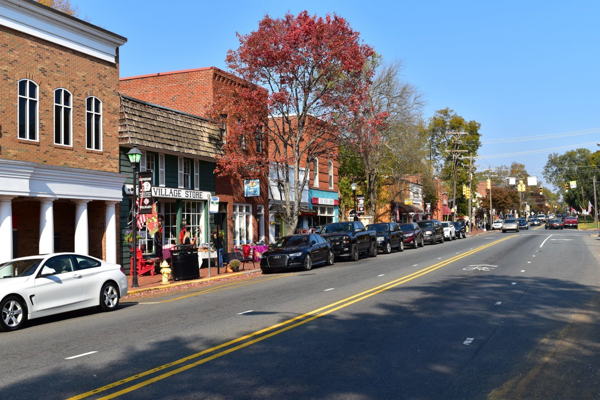 Main Street Davidson Nc Bill Adams