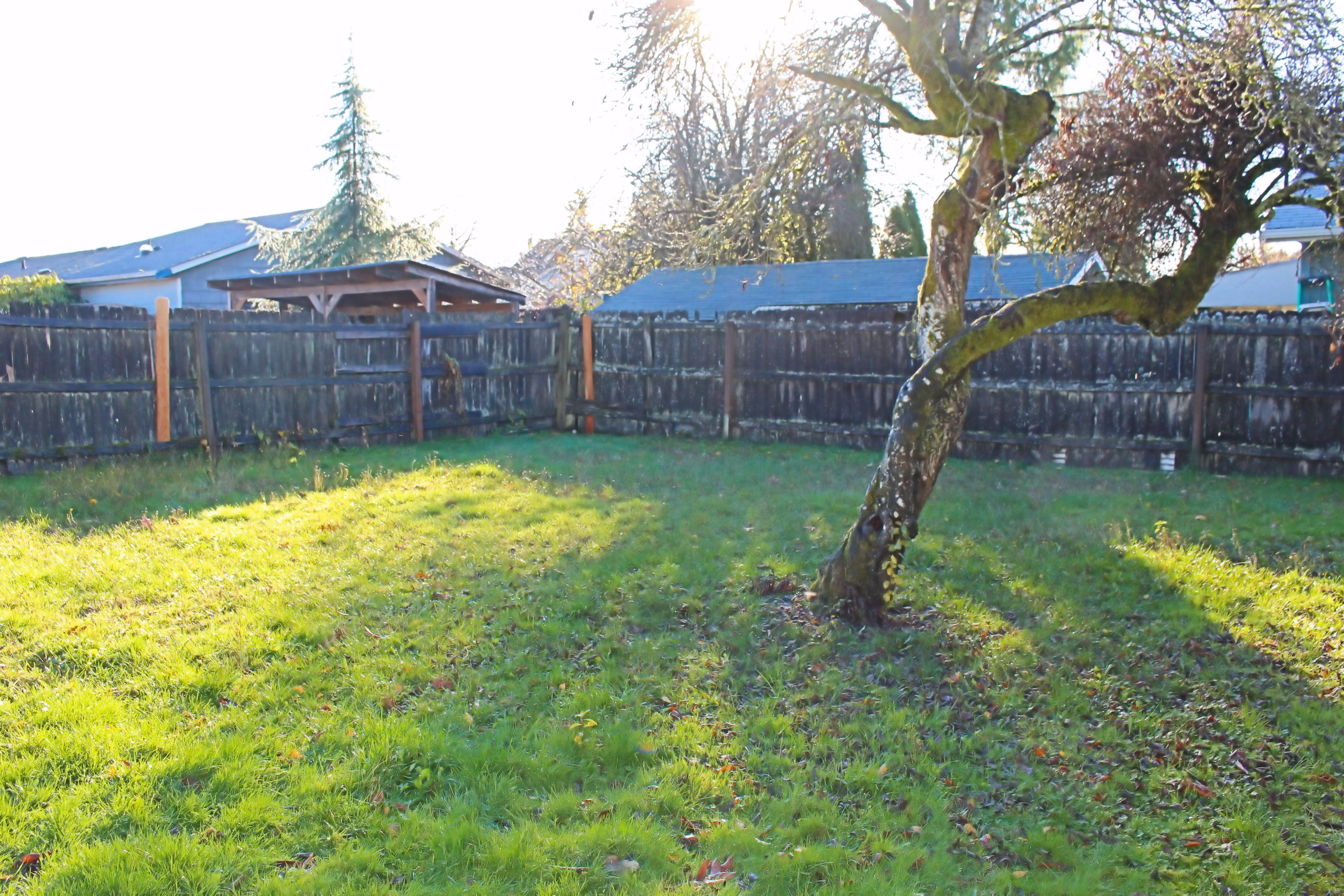 Backyard home for sale in Sumner