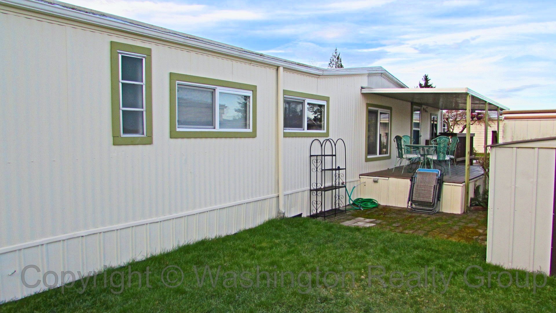 Backyard home for sale in Sumner