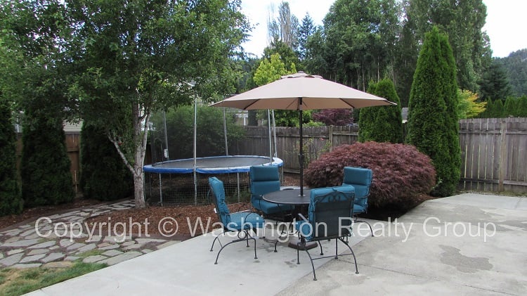 Backyard home for sale in Sumner