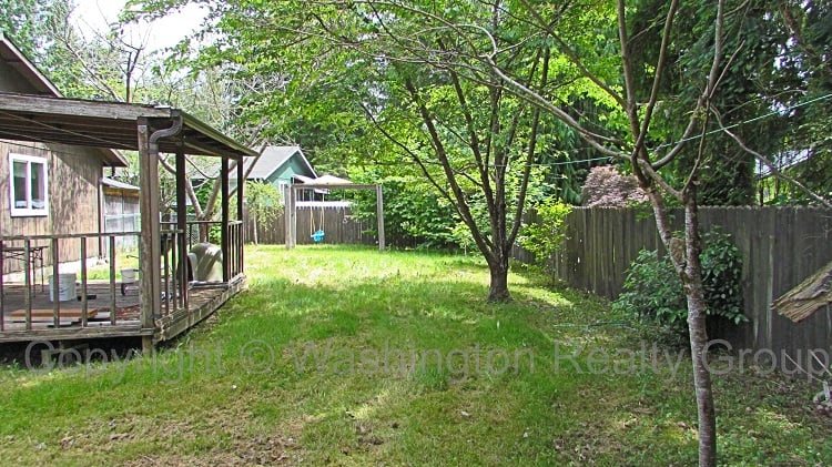 Backyard home for sale in Sumner