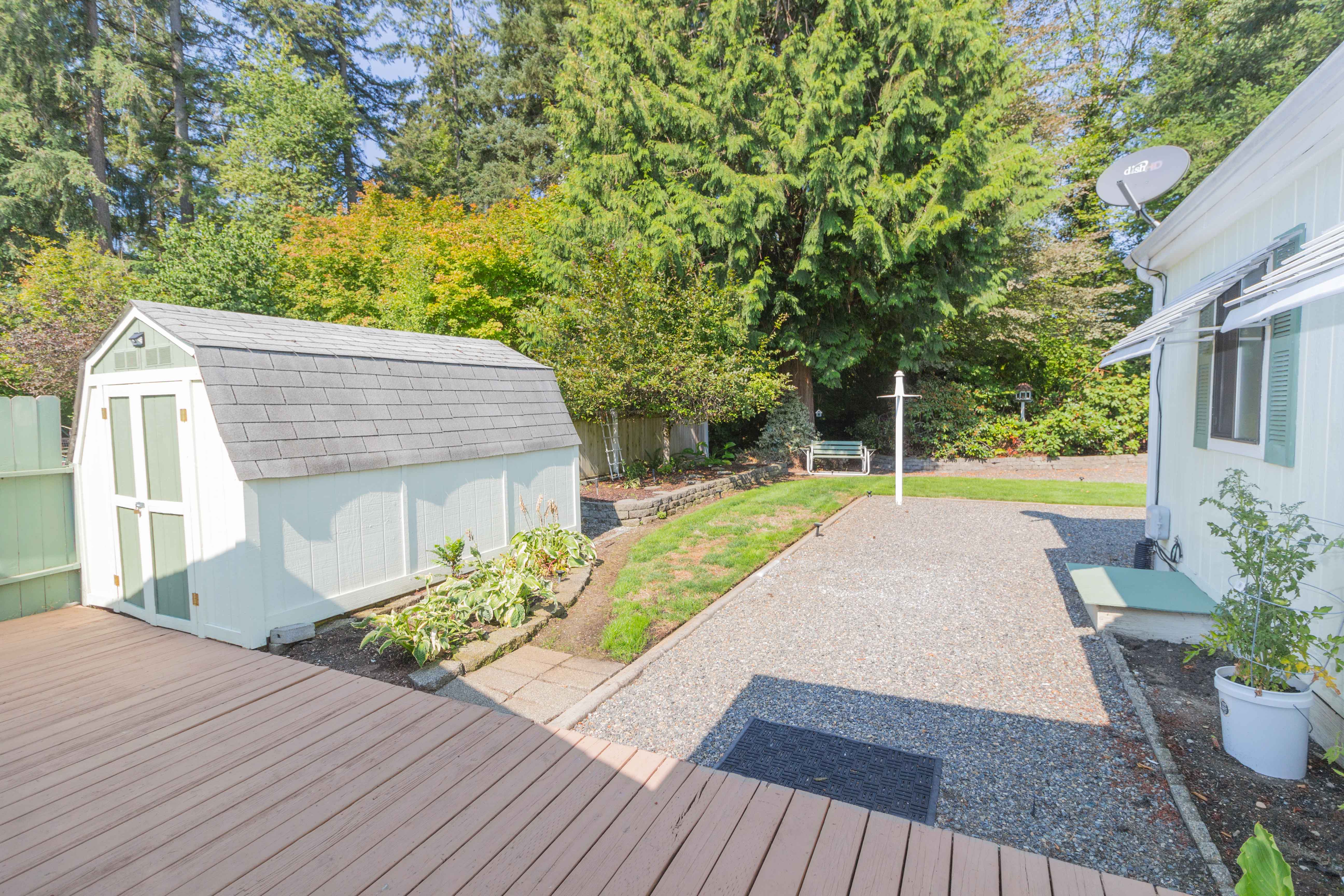 Backyard home for sale in Sumner