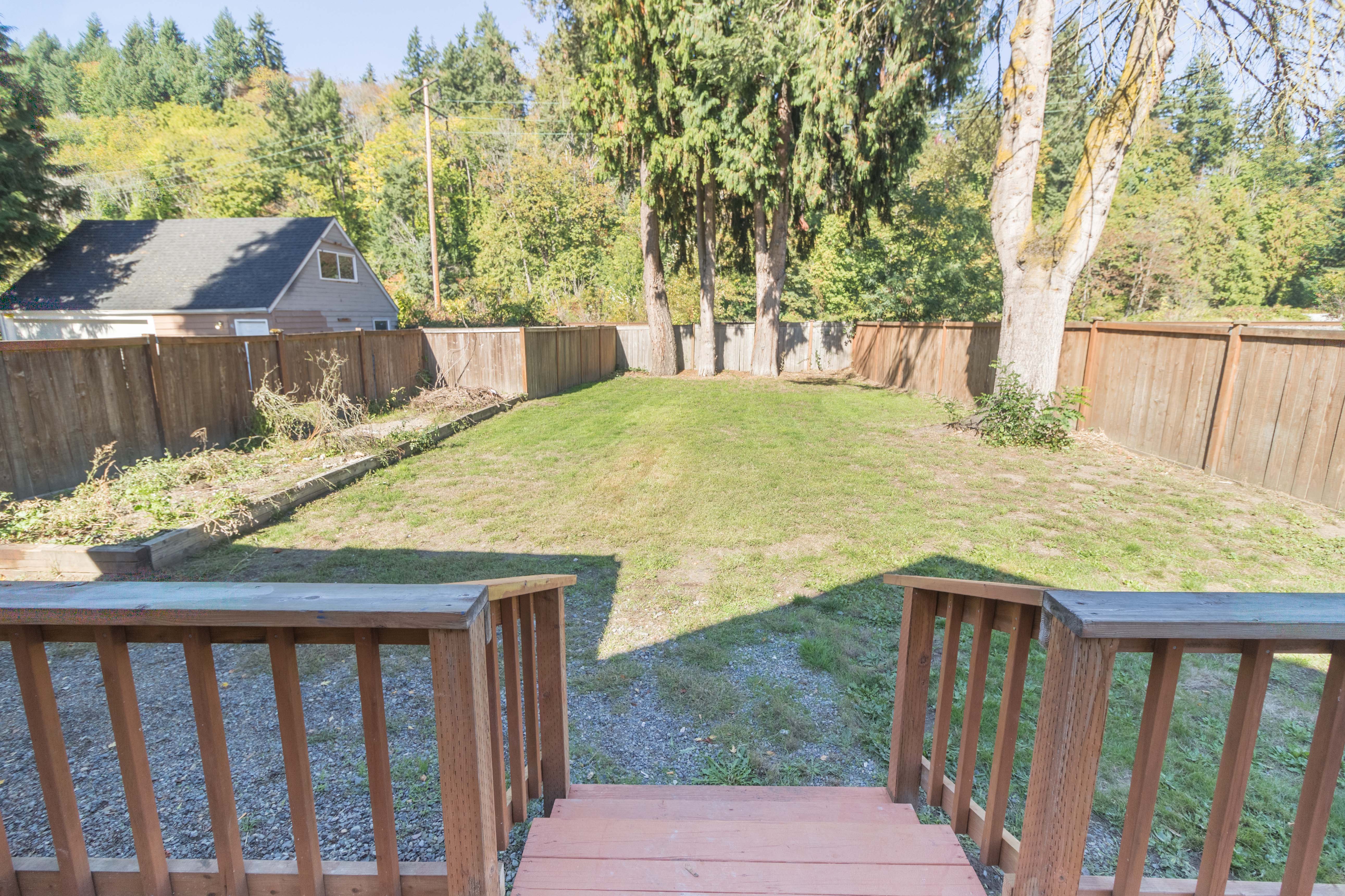 Backyard home for sale in Sumner