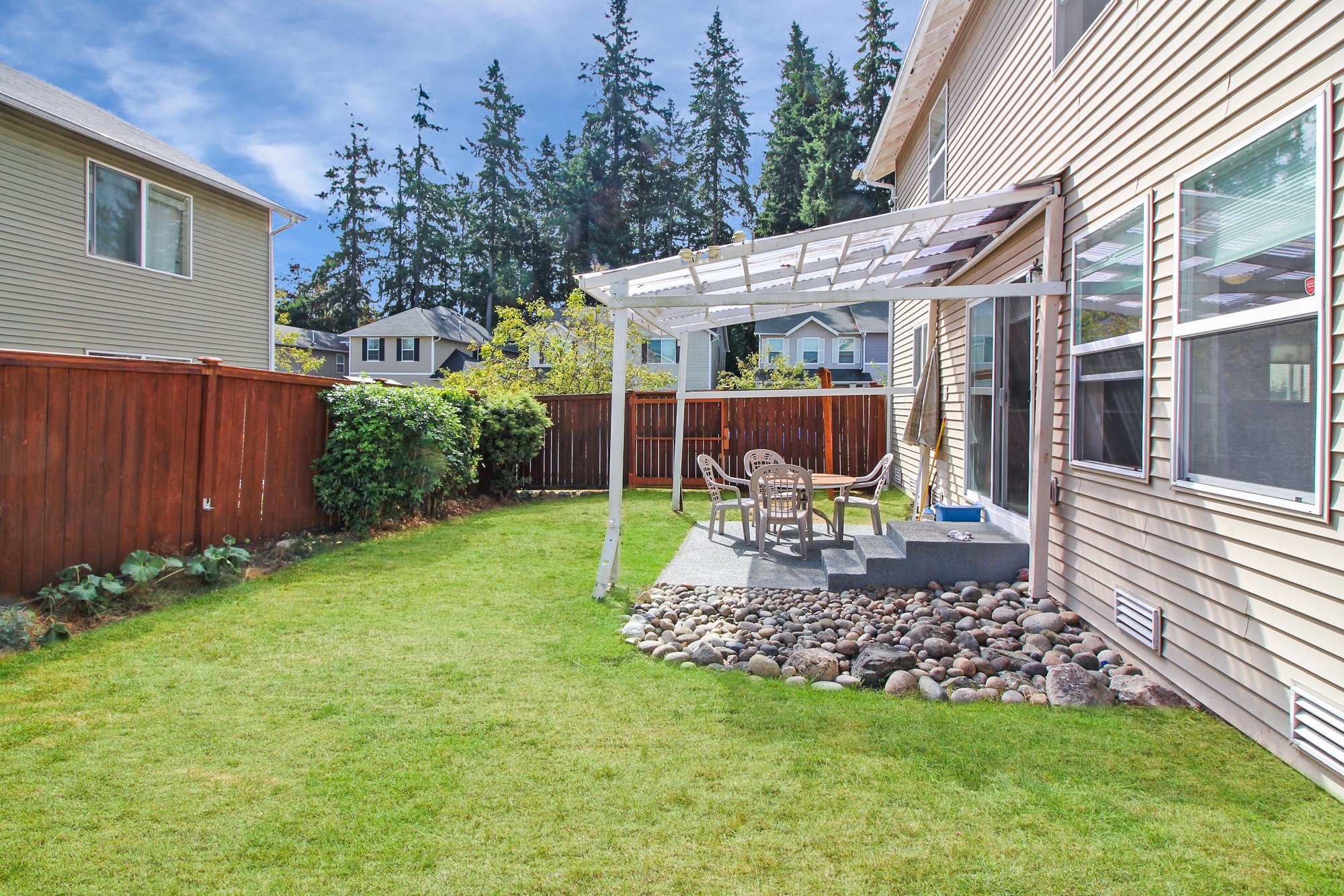 Backyard home for sale in Sumner