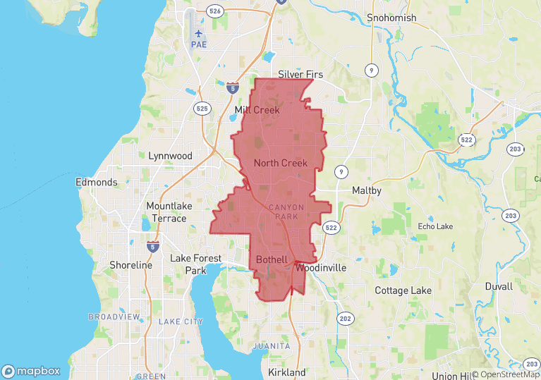 Bothell Neighborhood Map