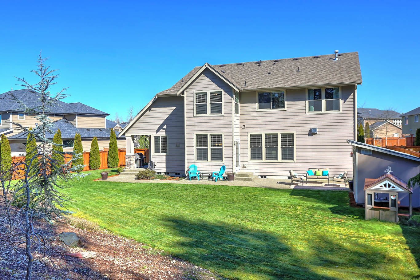 Backyard home for sale in Sumner