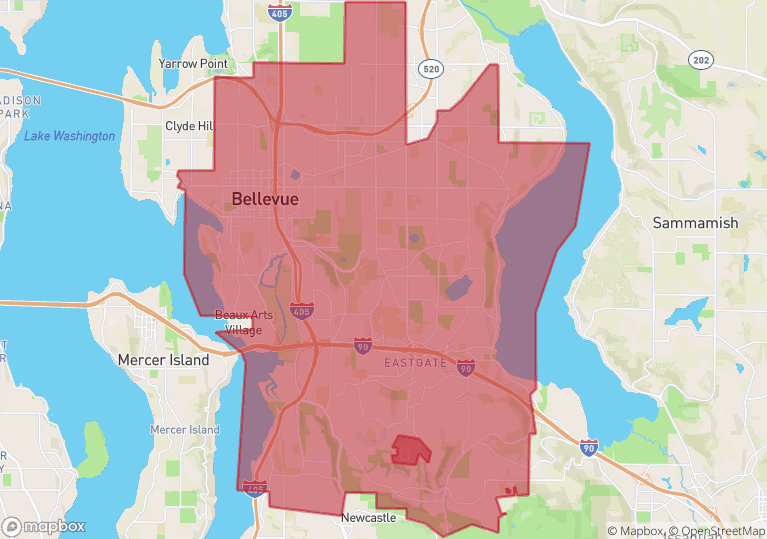 Bellevue - Amenities, Demographics, schools, housing, business