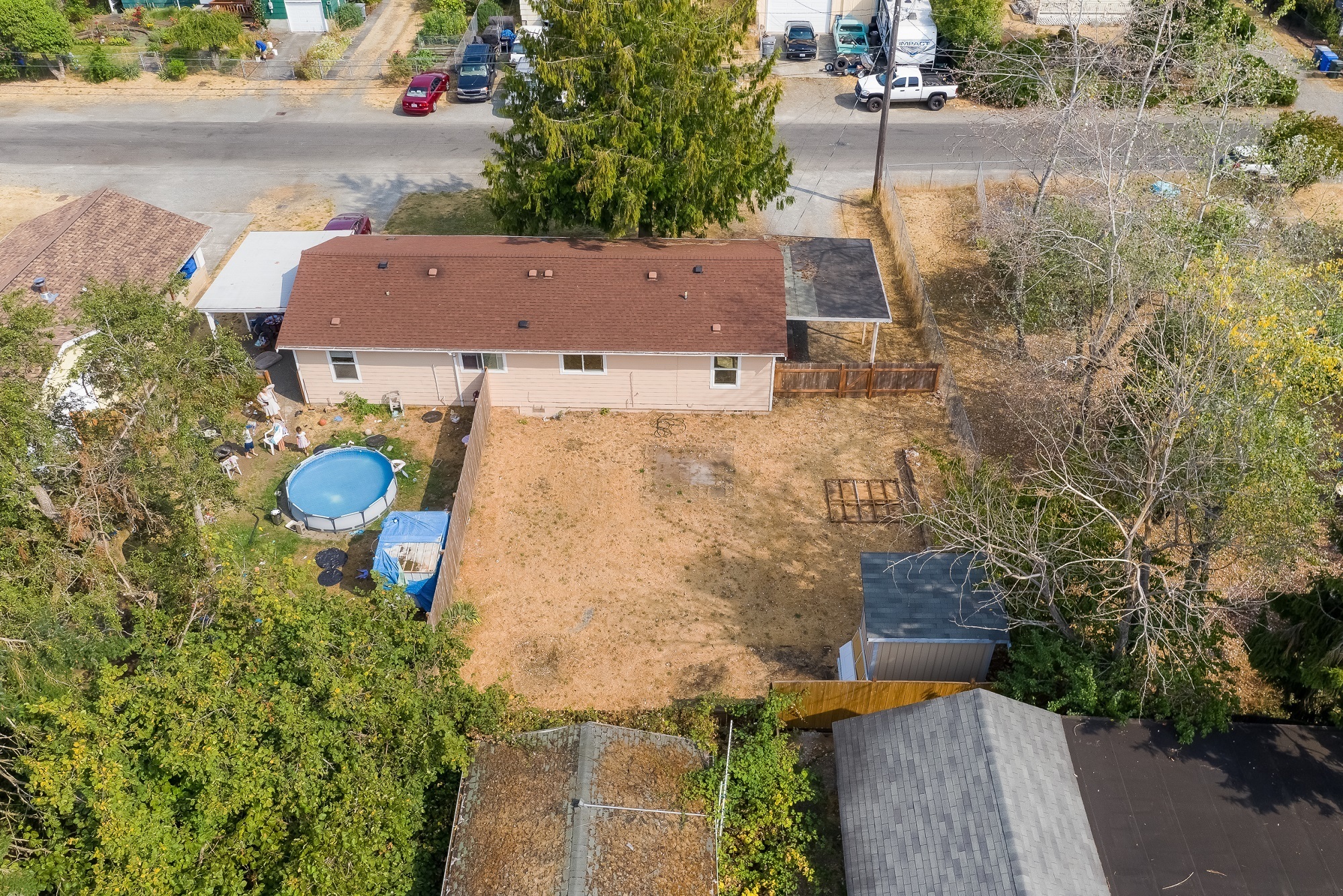 Backyard home for sale in Sumner