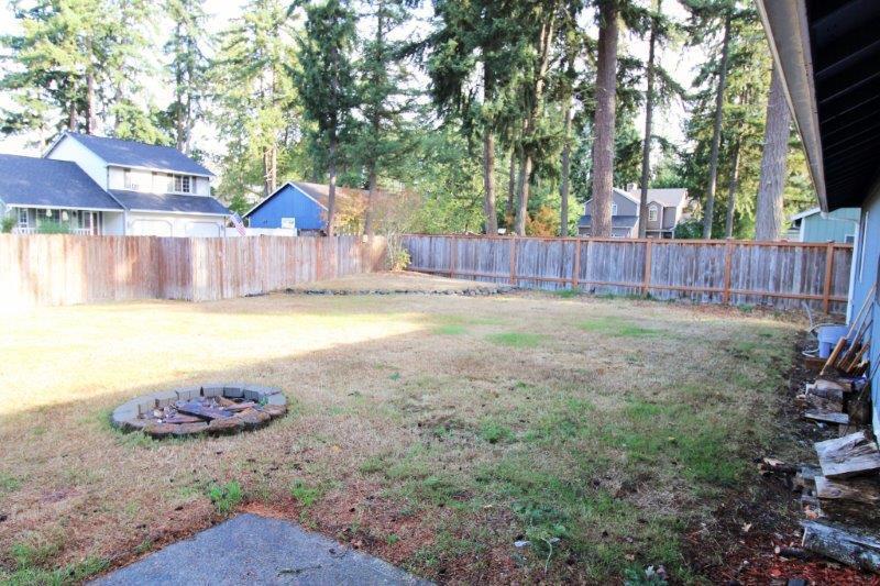 Backyard home for sale in Sumner