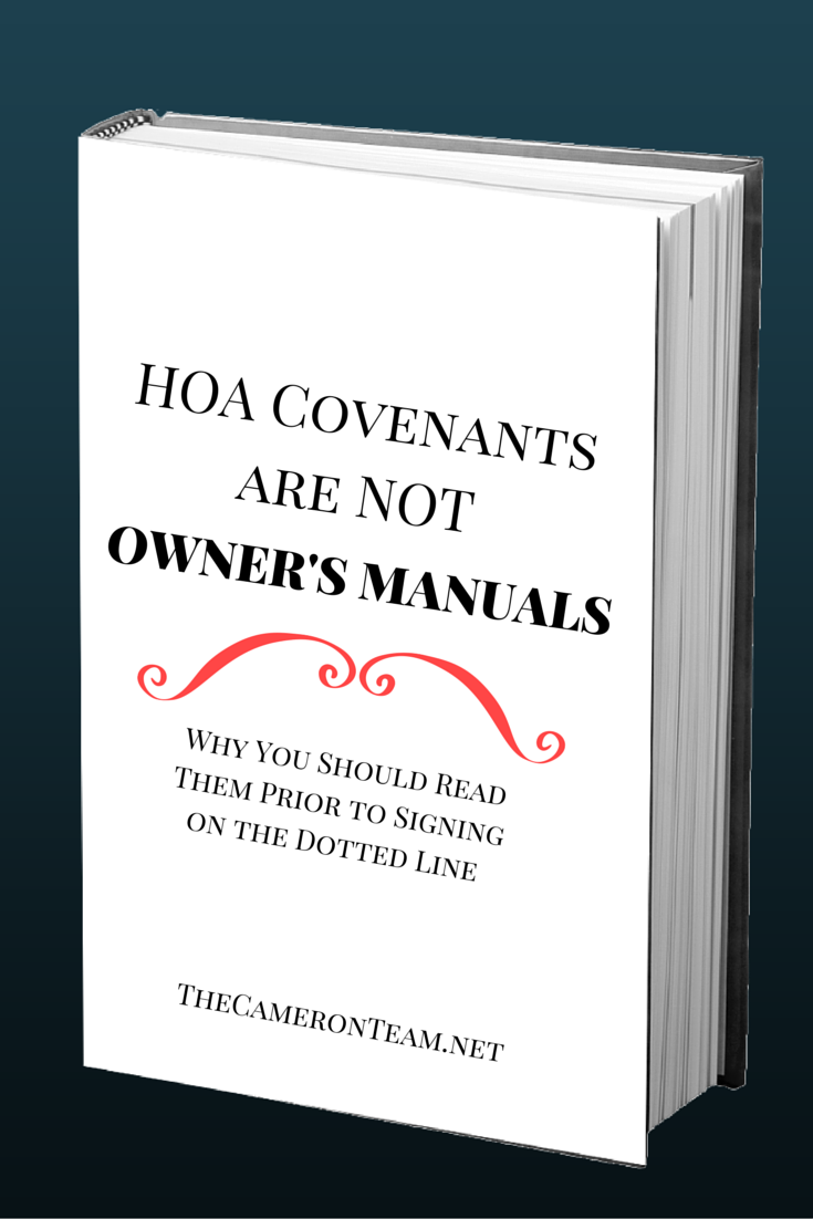 owners not signing new hoa covenants