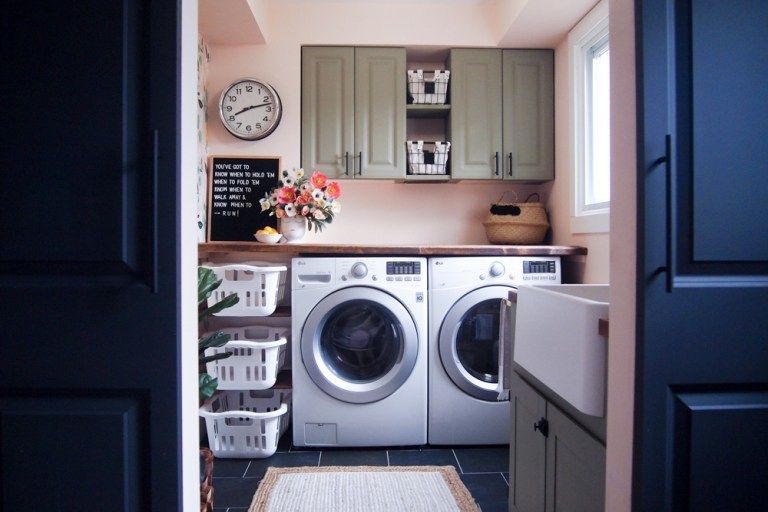 Blush Pink Laundry Room The Learner Observer The Cameron Team