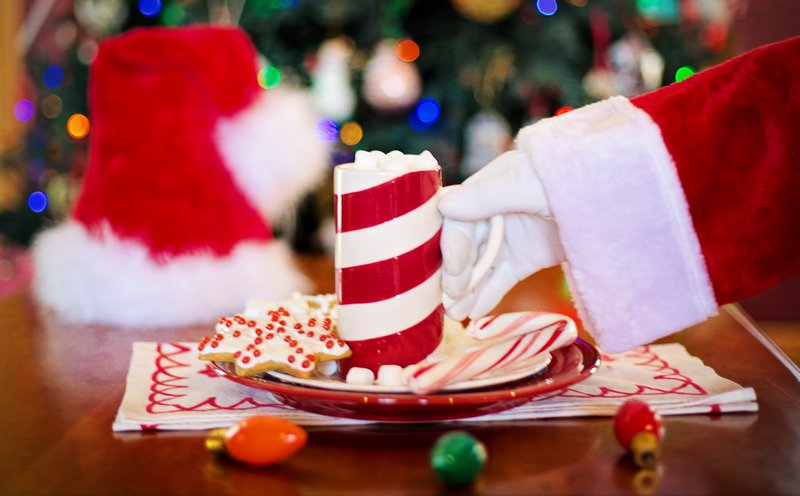 Top Home Christmas Gift Ideas For 2018 The Cameron Team Santa Reaching for Hot Cocoa from Canva for Work CC0 - Top Home Christmas Gift Ideas For 2018 The Cameron Team