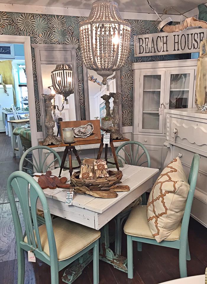 Shabby chic deals dining room set