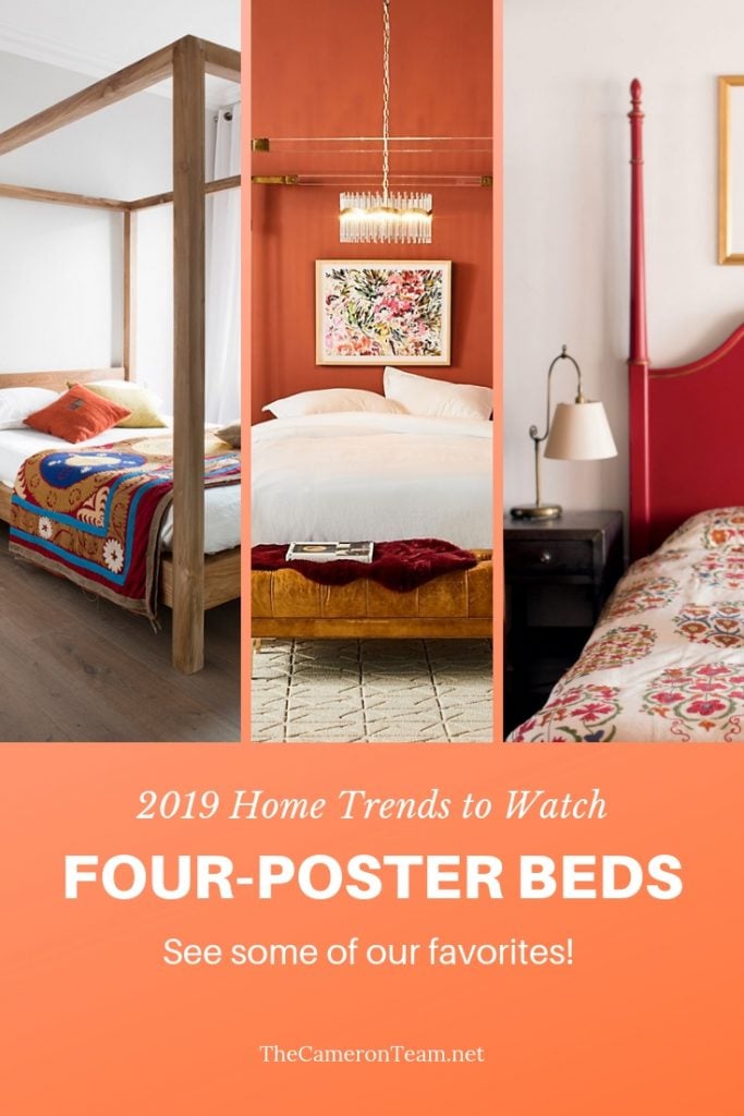 2019 Home Trends to Watch - Four-Poster Beds