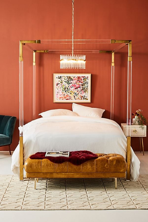 Anthropologie - Oscarine Lucite Four-Poster Bed