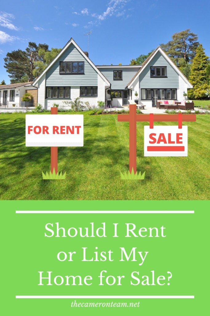 Should I Rent or List My Home for Sale?