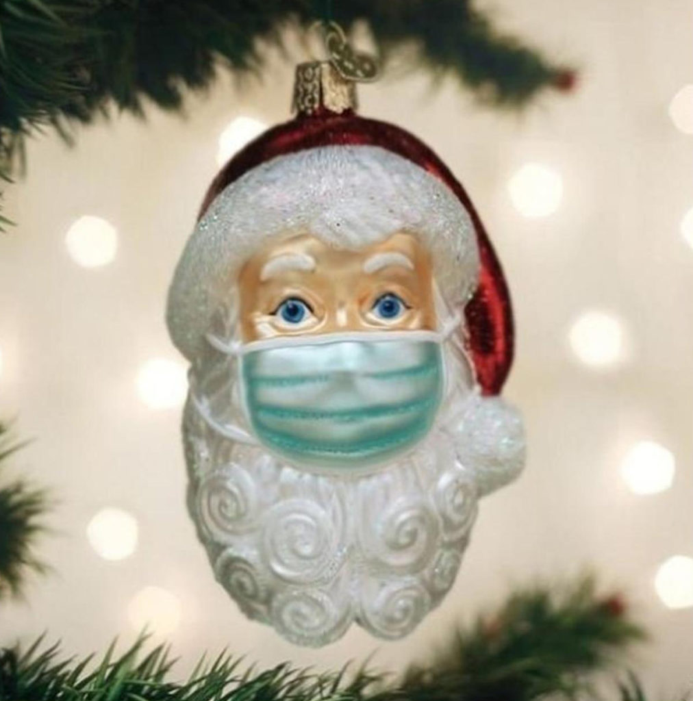 Santa Masked Ornament - JewelHitomi