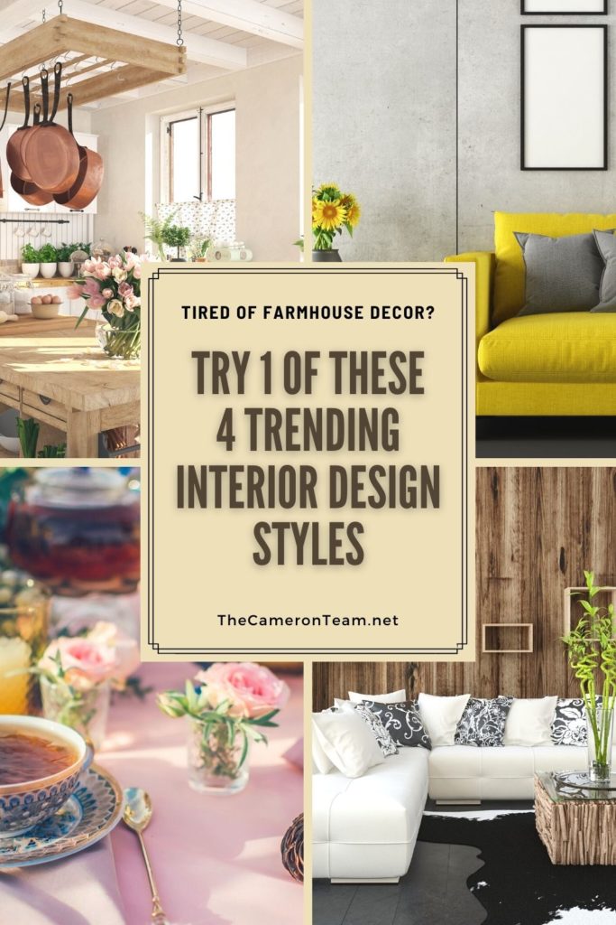 Tired of Farmhouse Décor? Try 1 of These 4 Trending Interior Design Styles