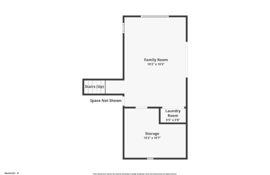 Floorplan &#8211; Basement&#8212;B