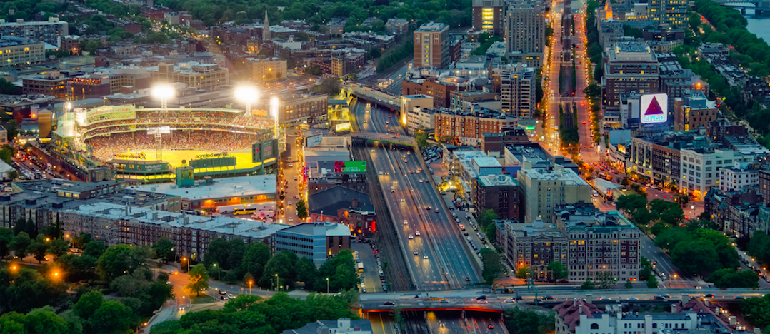 Fenway aerial view