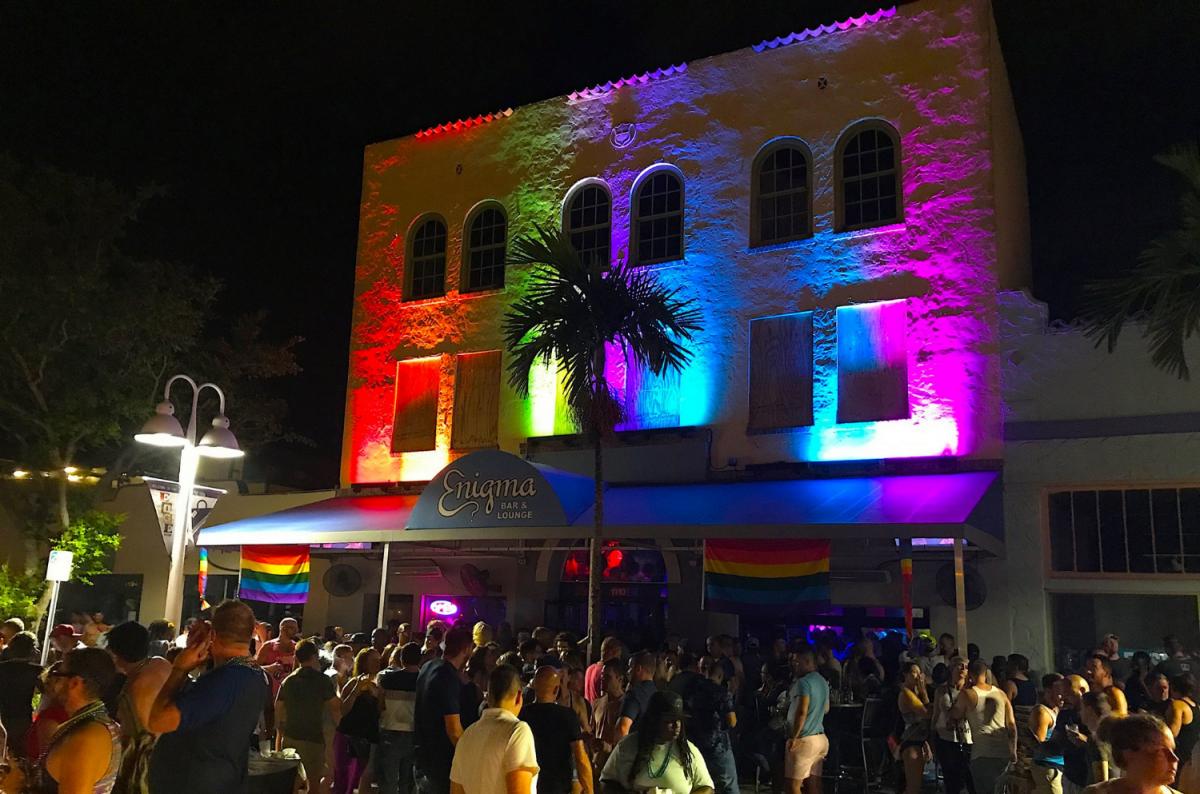 Moreover, the outside facade of the Egnima building lights up in a huge rainbow display of lights at night.
